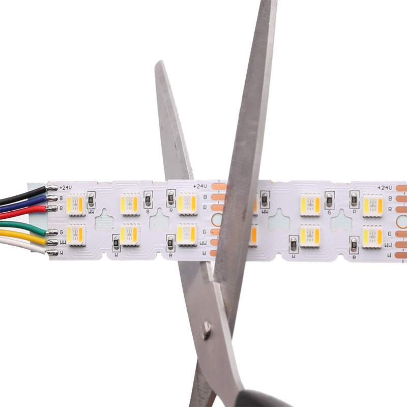 24V 2 Row 5-in-1 Full Color Tuning More Flexible S RGBCW LED Strip 24V 2 Row 5-in-1 Full Color Tuning More Flexible S RGBCW LED Strip